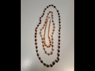 Kaulakorut 3kpl kiveä ym.