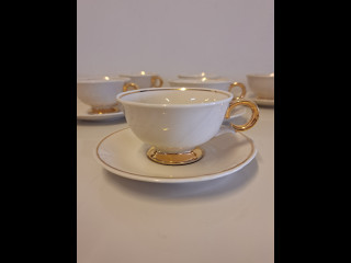 Arabian kultakoriste mokkakupit 8kpl