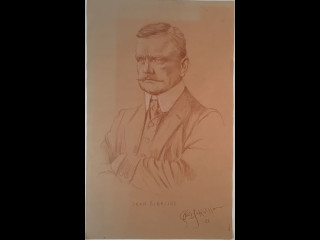 Fritz Jakobsson.  Punaliitutyö Sibelius, signeerattu
