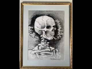 Veli Seppä 2022. ”Vincent van Gogh”, sekatekniikka