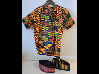 Carl "prinssi" Danhammerin afrikkalainen asu + kaksi päähinettä