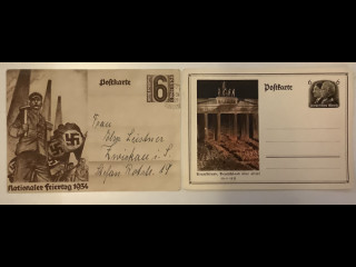 Postikortit 1933 ja 1934