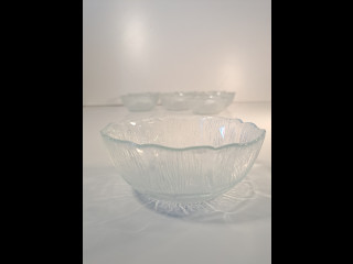 Vintage Arcoroc Fleur jälkiruokakulhot 8kpl