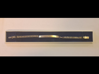 Hopeinen rannekoru, Siam Sterling silver