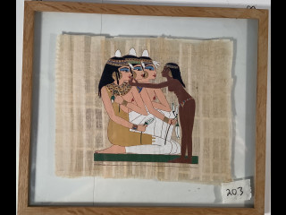 Egyptiläinen papyrusmaalaus