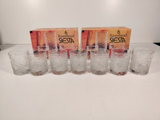 Ravenhead Siesta 14cl lasit 19kpl, erittäin hyvässä kunnossa
