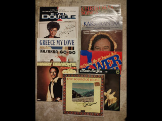 LP-levyt 11kpl The sound of music levyssä Remun nimikirjoitus