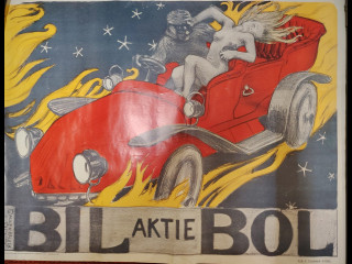 Bil-Bol juliste omistettu Remulle. Juliste painettu 1992