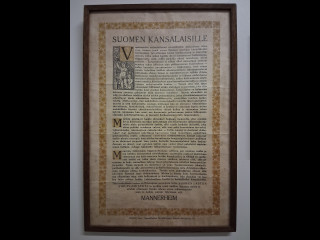 Vanha taulu Mannerheim